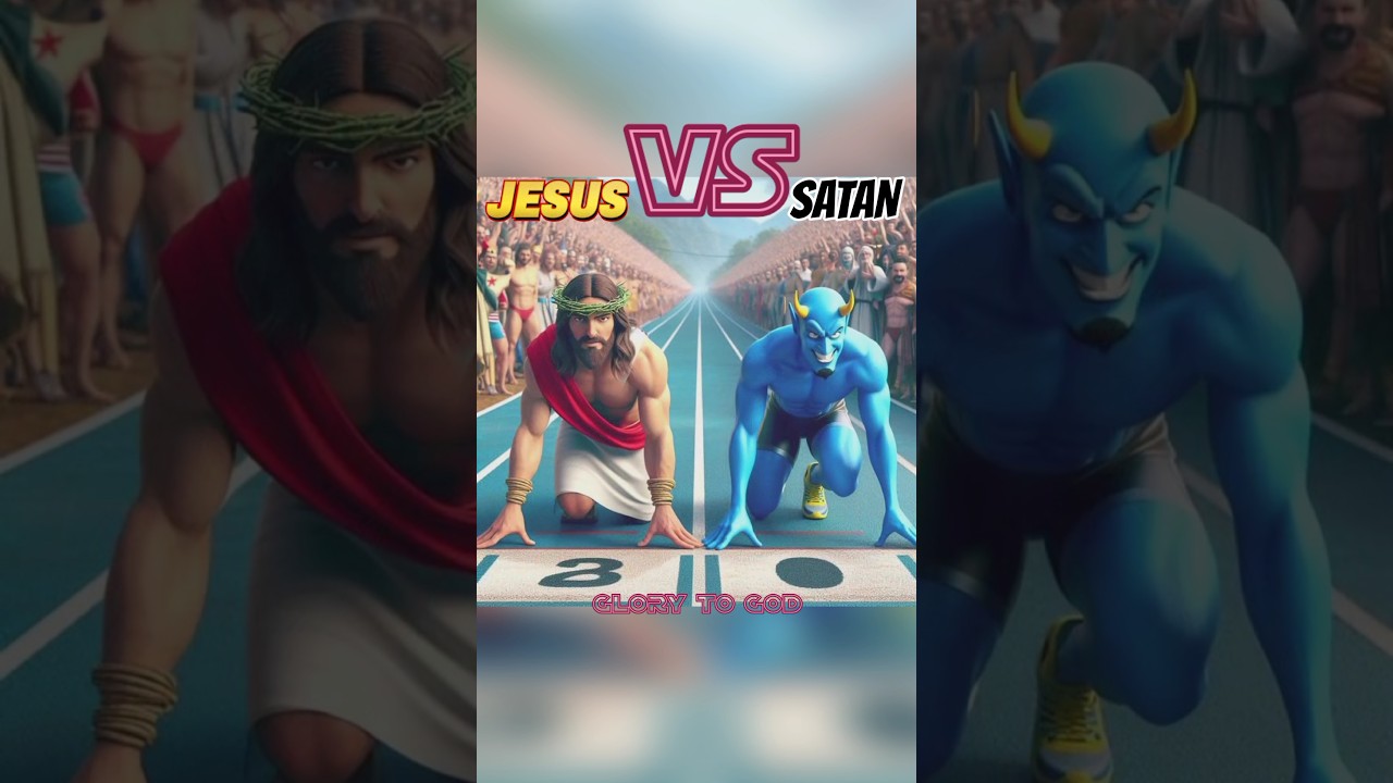 Epic Battle: Jesus vs Satan ✝️ | Inspiring Bible Story Animation