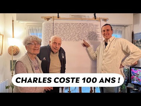 JE RENCONTRE LE PLUS VIEUX MÉDAILLÉ OLYMPIQUE FRANÇAIS, CHARLES COSTE, 100 ANS J-4 !