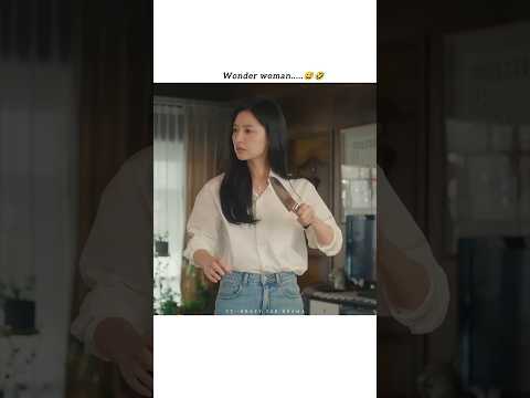 Wonder woman.....😅😂 Korean drama in hindi 🥰 status 🔥#funny #kdrama #shorts