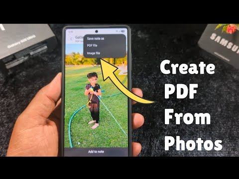 How to Create a PDF from Photos on Samsung Galaxy S25 Ultra without Third Party Apps