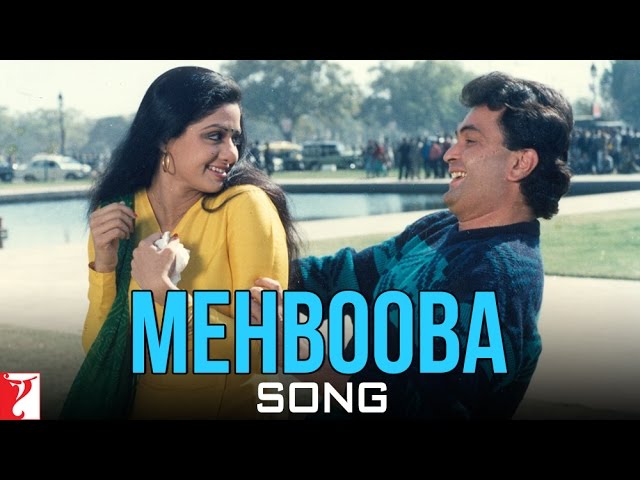 Mehbooba Song from Chandni | Rishi Kapoor, Sridevi & Lata Mangeshkar 🎶