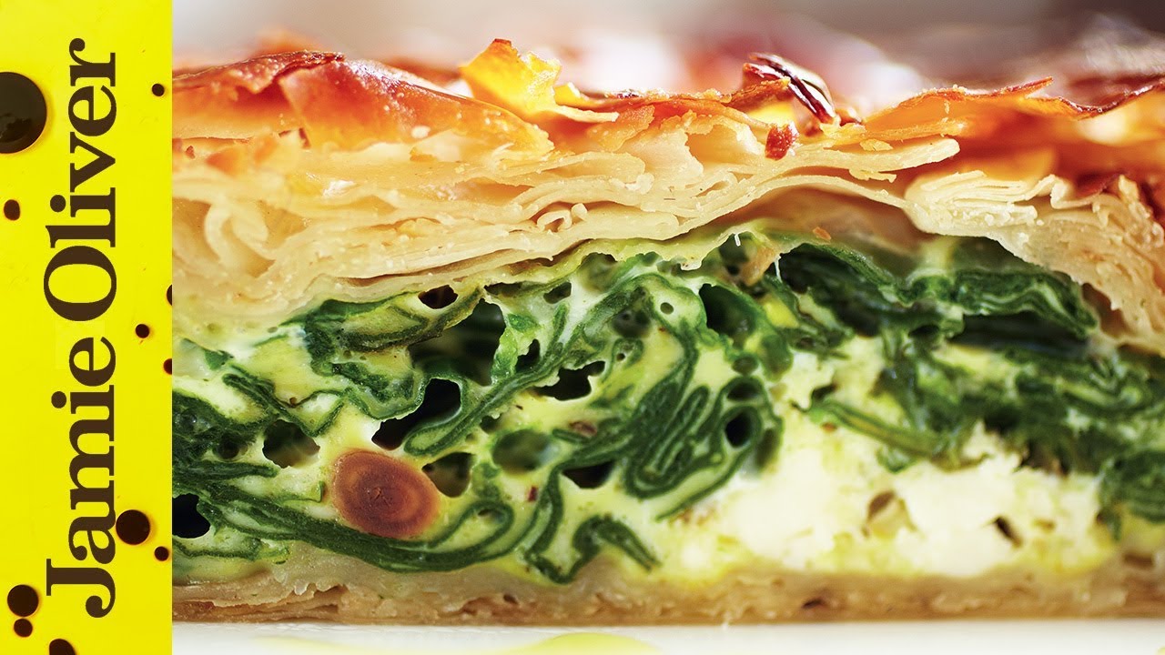 Quick & Crispy Feta & Spinach Filo Pie 🍽️ | Jamie Oliver