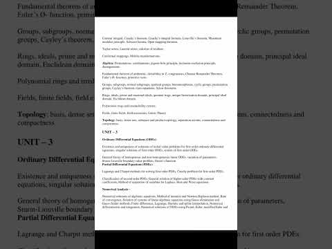 "UGC CSIR NET Mathematics Syllabus Breakdown | Quick Guide!"