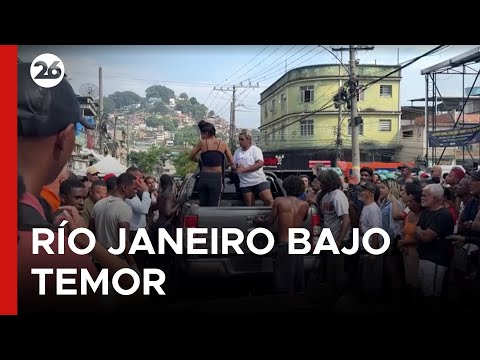 🚨 CANAL 26 EN VIVO EN RĂo de Janeiro | Temor a una REPRESALIA de las BANDAS NARCOS
