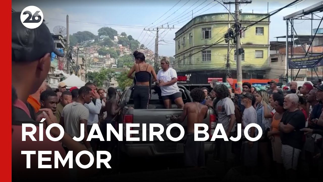 Canal 26 en Vivo desde Río de Janeiro: Temor a Represalias de las Bandas Narcos
