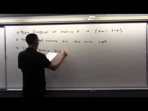 Linear Algebra Lesson 8: Diagonal Matrices 📊