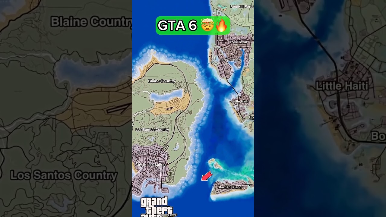 GTA 5 vs GTA 6 Map Comparison 🗺️