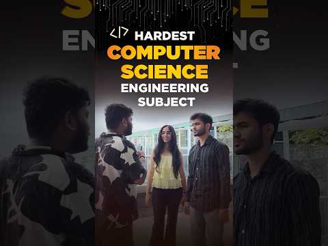 Hardest Subject in Computer Science Engineering? | Intellipaat #shorts