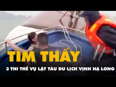 Tàu du lịch chở hơn 50 người lật trên vịnh Hạ Long, tìm thấy 3 thi thể