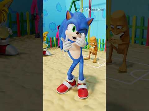 Super Hero SONIC - SONIC THE HEDGEHOG #sonic #squidgame #sprunki #funny #memes #cartoon #shorts