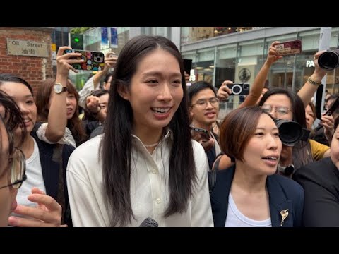 立法會選舉提名  LIVE  |   巴黎奧運女子個人重劍金牌得主江旻憓報名參選 2025 年立法會換屆選舉   報名前會聯同支持者見記者   |  炮台山  |  Channel WE HK