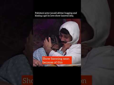#Pakistani actor Junaid Akhtar viral hugging and kissing scene goes viral | Lazawal ishq | #shorts
