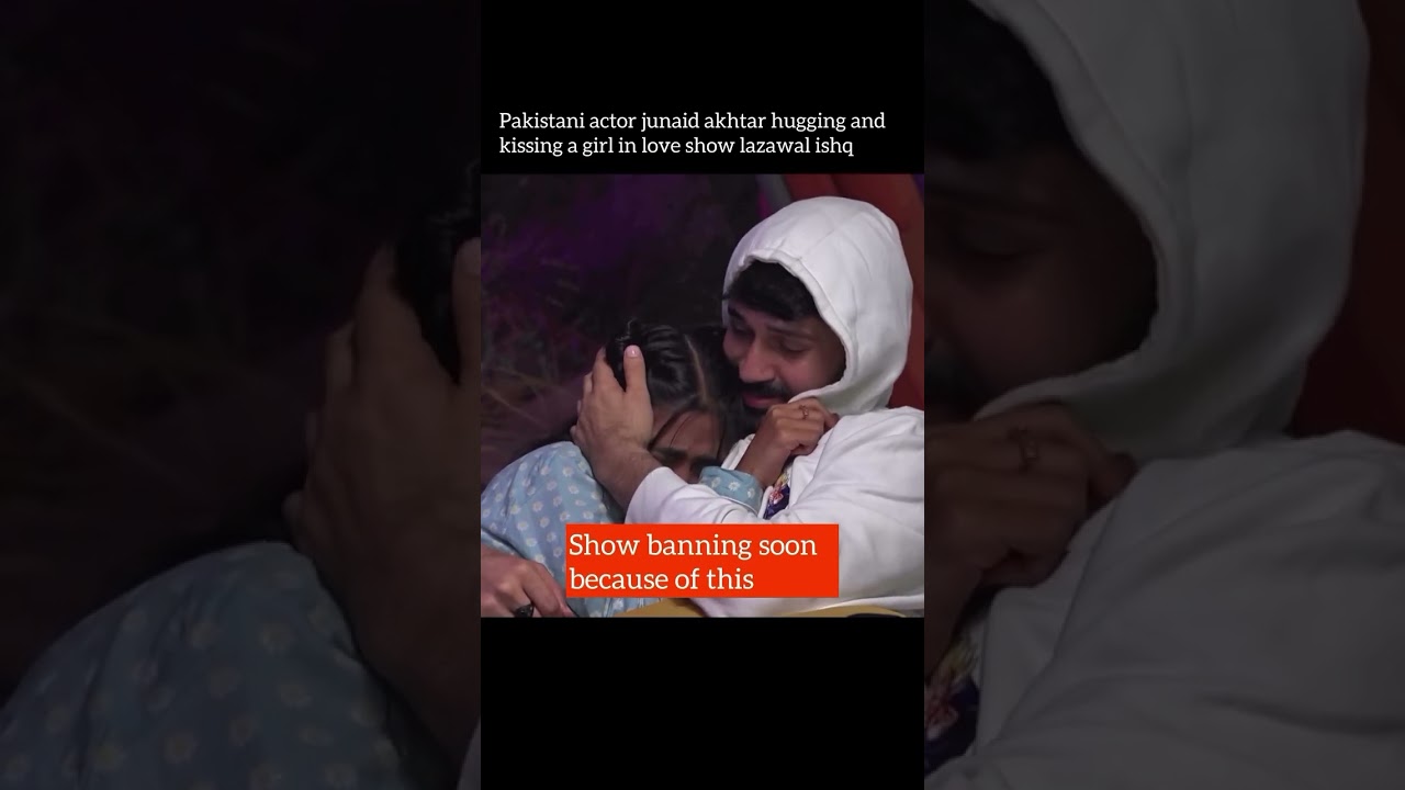 Viral Hugging & Kissing Scene of Pakistani Actor Junaid Akhtar in Lazawal Ishq 🎬