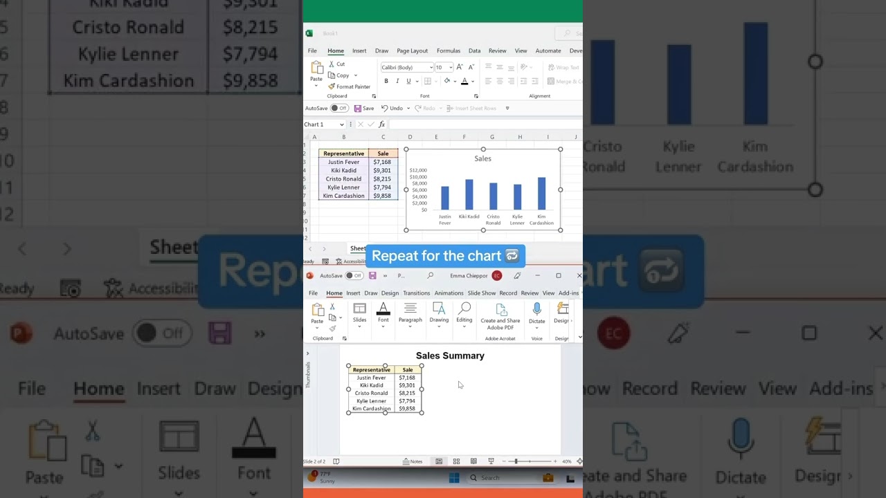 Link Excel Data to PowerPoint Easily π