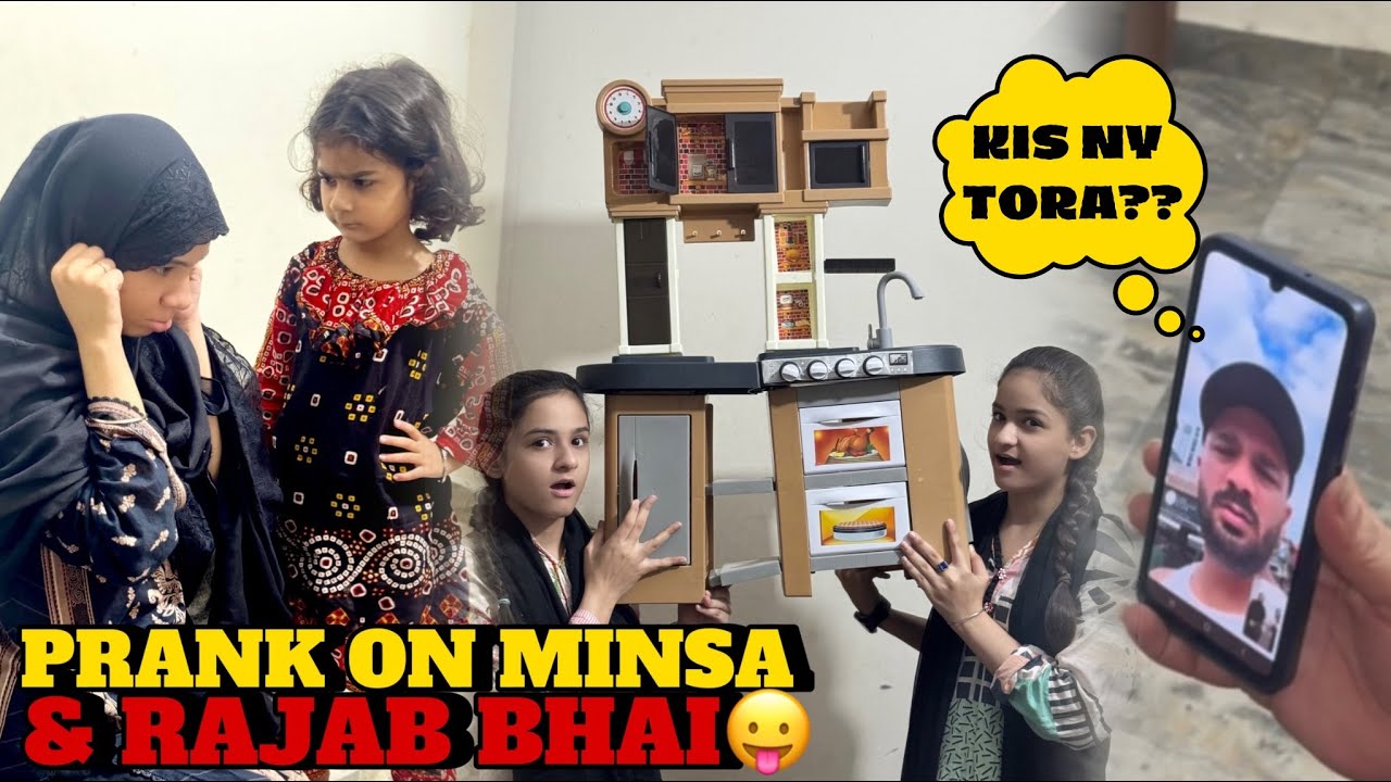Hilarious Prank with Minsa 😄 | Rajab Bhai's Funny Shikayat