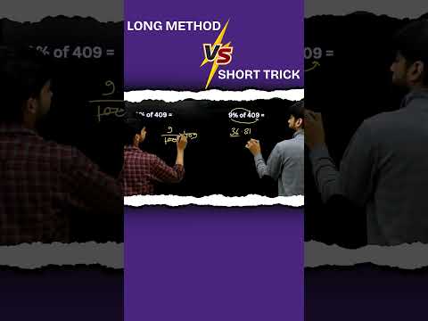 Percentage Short Trick | #viral #coachifycat #cat2025 #catpreparation