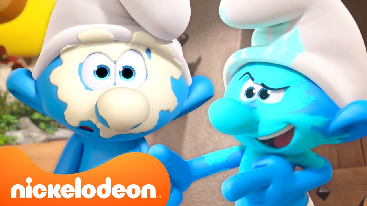 45 Min of the Funniest Smurfs Moments 🤣 | Nicktoons