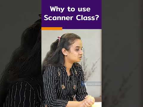 Java Interview Question | Why to use Scanner Class in Java? #shorts #kiransir #javaprogramming