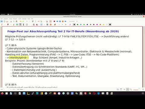 IT-Abschlussprüfung Teil 2 - Prüfungsthemen zu Lernfeld 7
