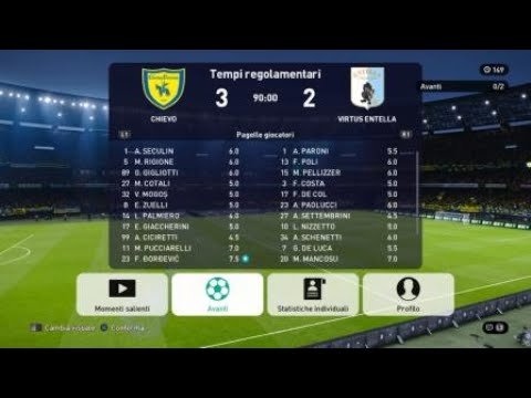 Il mio percorso in Serie B PESoloNOI 2020/21