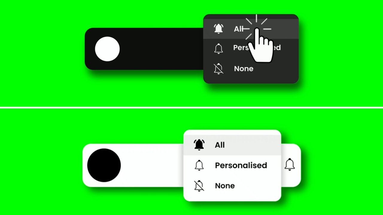 Green Screen Subscribe Button Animation 🎬