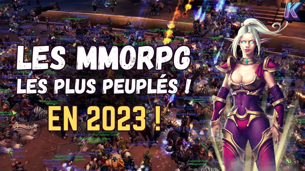 đ TOP DES MMORPG LES PLUS PEUPLĂS EN 2023 ! #mmorpg