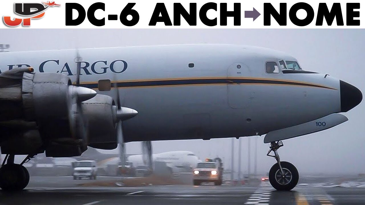 Experience the Alaska Adventure: Cockpit View from Anchorage to Nome in a DC-6 ✈️