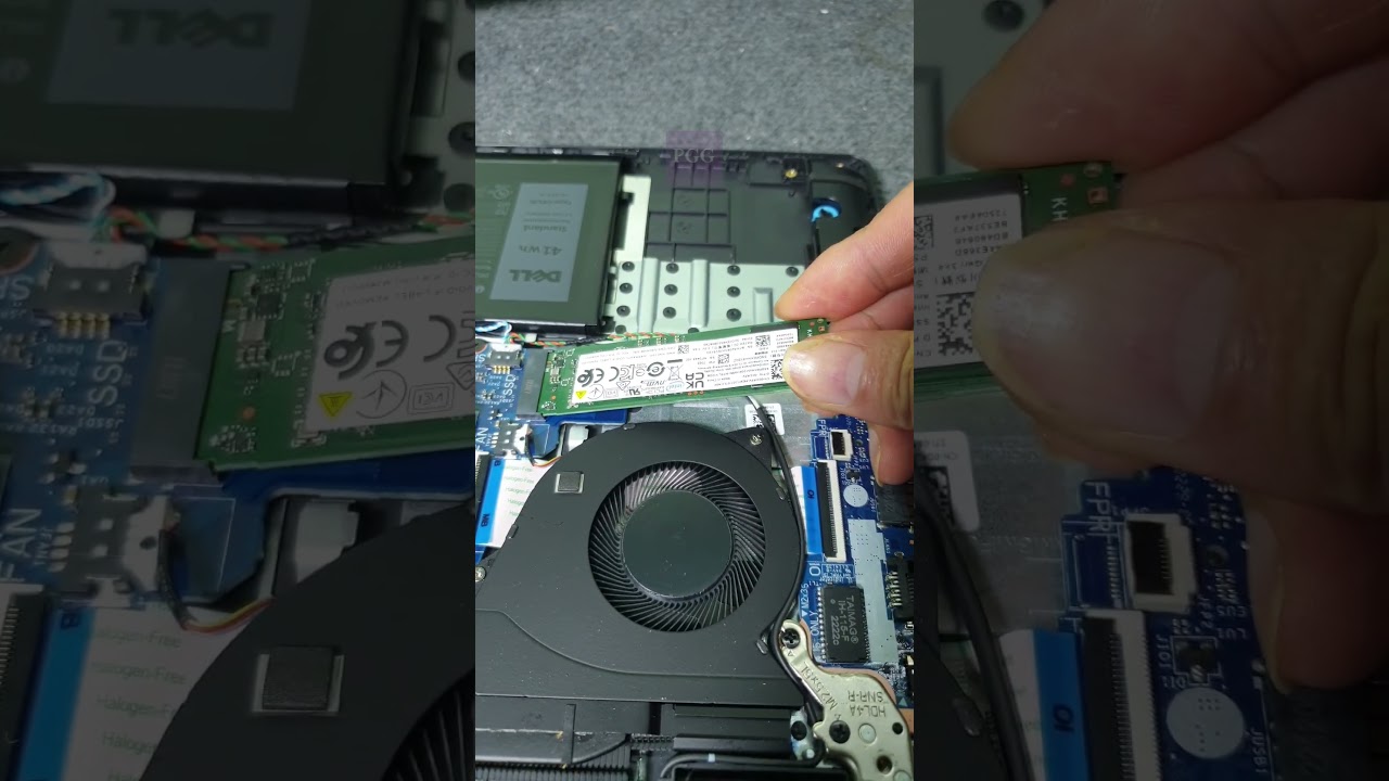 Install Intel 512GB NVMe M.2 SSD in Dell Laptop