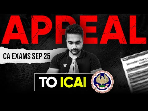 CA Foundation - Sep 2025 Results APPEAL TO ICAI #icai #cafoundation2025 #shantamgupta