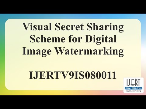 Visual Secret Sharing Scheme for Digital Image Watermarking