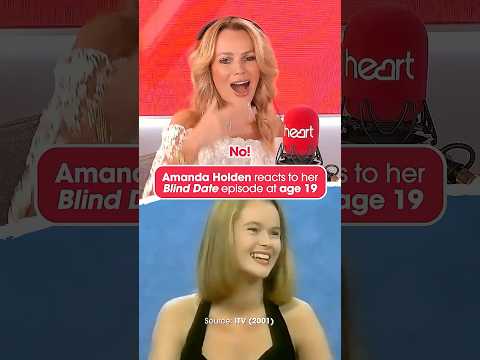 Amanda Holden reacts to herself at 19 years old on Blind Date