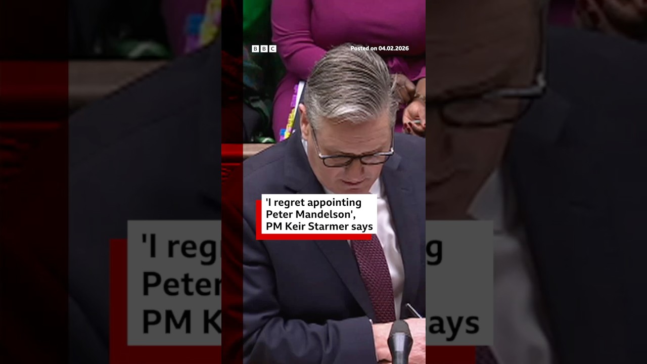 Mandelson "lied repeatedly" about his relationship with Epstein, PM Keir Starmer told MPs. #BBCNews