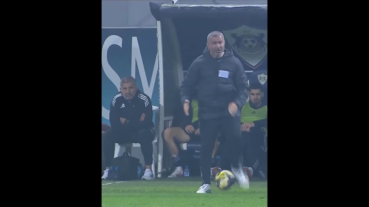 Qurban Qurbanovun əsəbi anları 😠