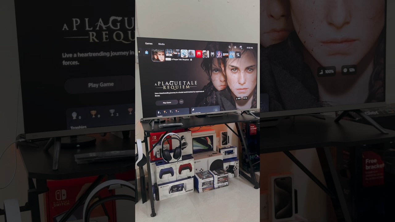 Haier 50 inch  HQLED 4k Tv Setup With Ps5 & Xbox Series S