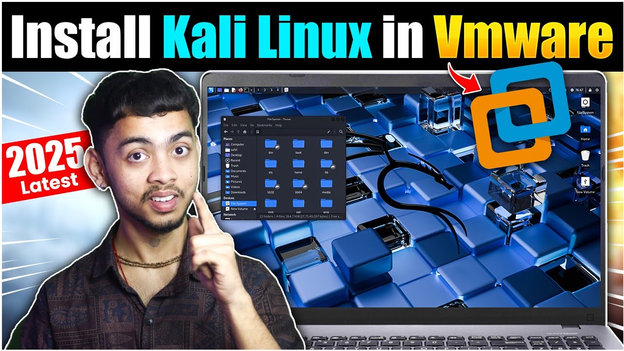 Install Kali Linux in VMware Workstation (2025 Guide) 💻