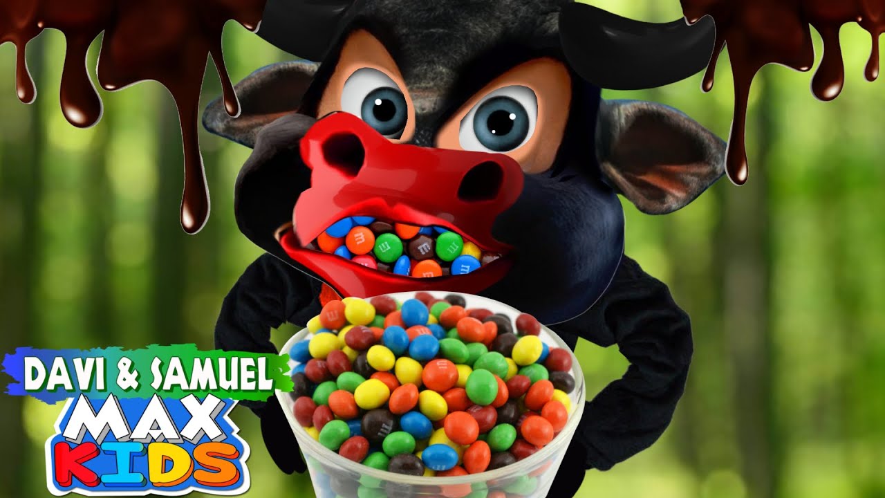 Divertido Boi Comilão Come Chocolate em Cantiga Infantil 🍫 | Davi & Samuel Max Kids