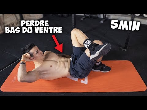 Perdre bas du ventre en 5min (Abdos brule graisse)