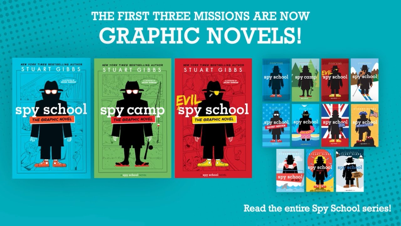 Evil Spy School: The Graphic Novel by Stuart Gibbs | Book Trailer