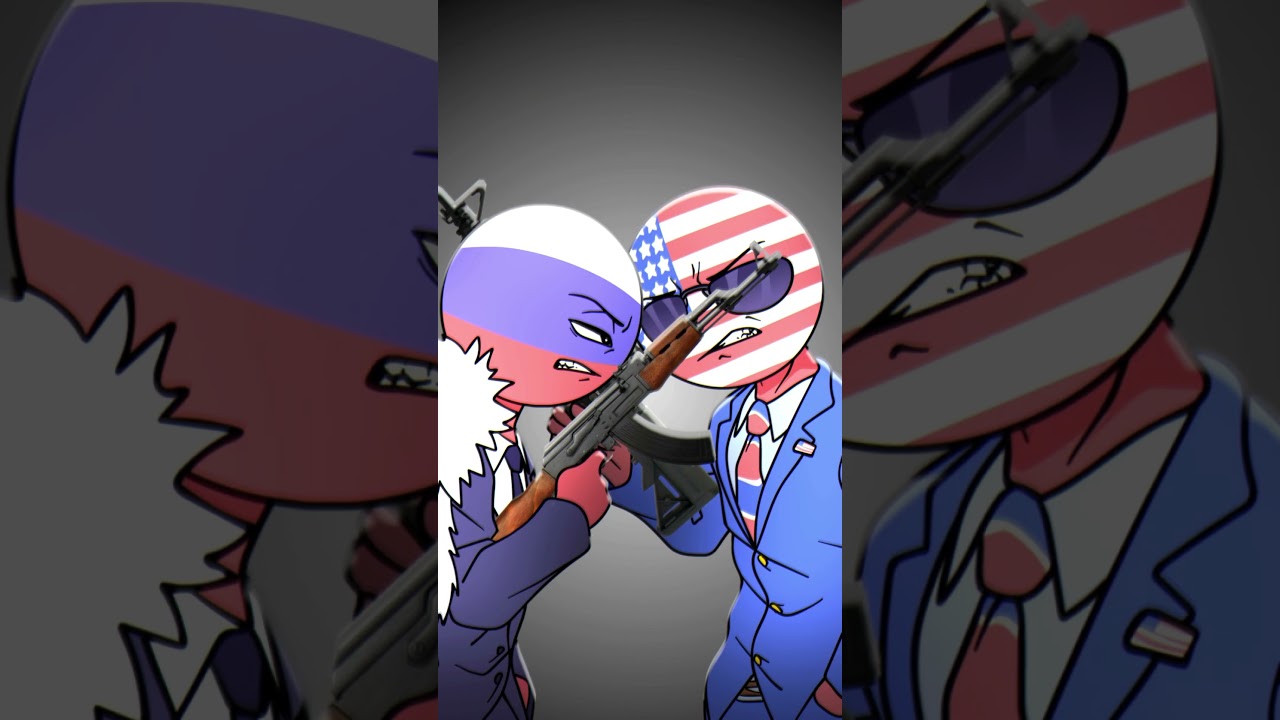 Russia vs USA 🇷🇺🇺🇸 | CountryHumans Battle