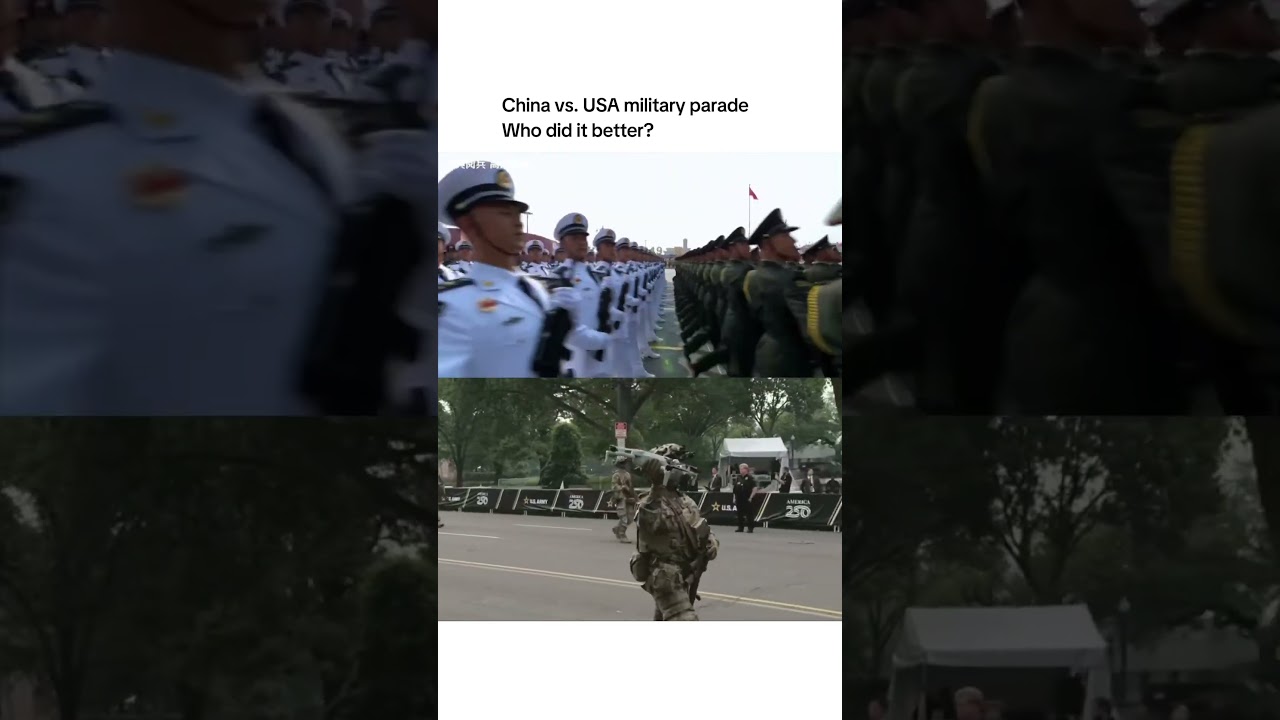 Trump's Parade: US vs China Military Marches 🇺🇸