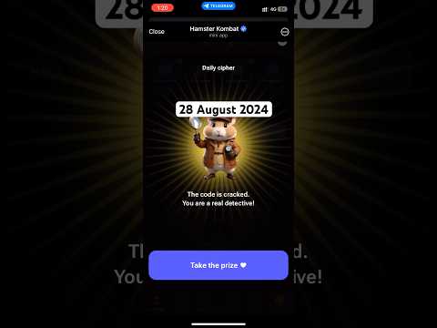 Hamster Kombat 28 August Daily Cipher Code
