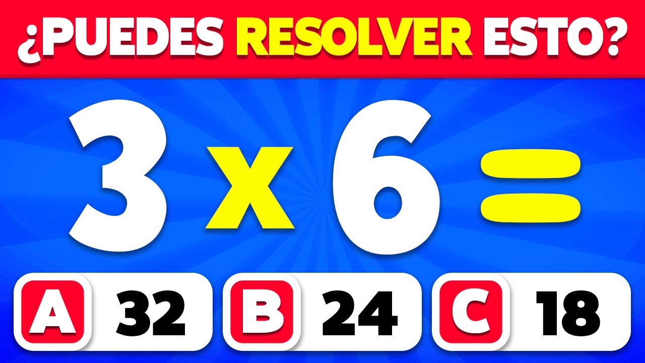¿Eres un Experto en Matemáticas? Reta tus Habilidades con Nuestro Desafío 🧠