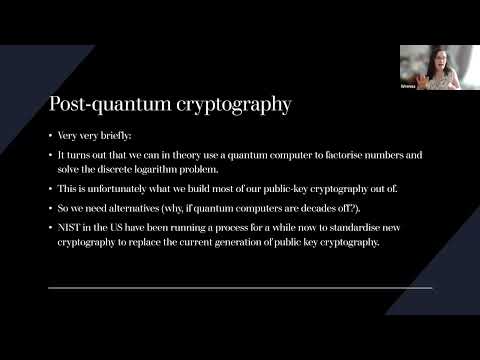 [London Learning Lean] Post-quantum cryptography, by Wrenna Robson.