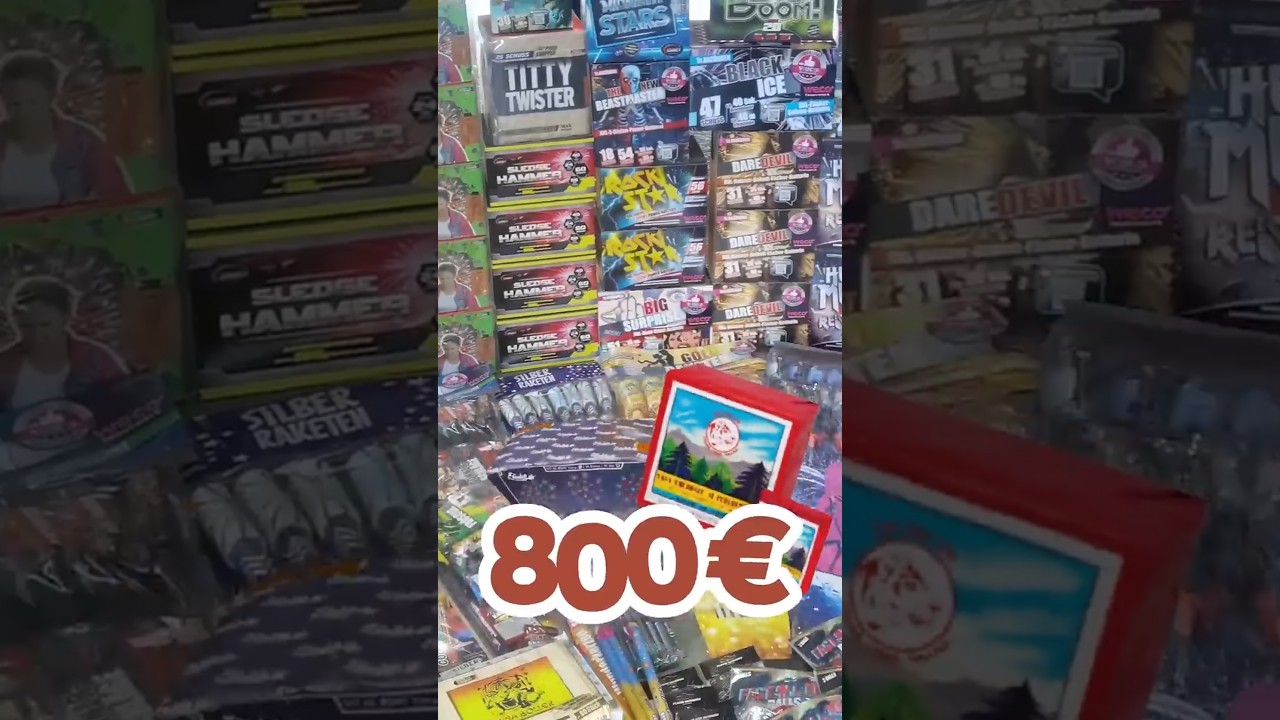 Feuerwerk im Wert von 800€ für Silvester 🎆