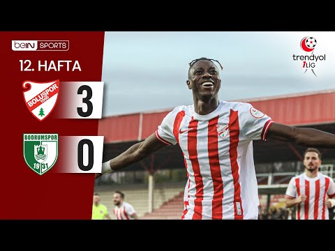 Boluspor (3-0) Bodrum FK | 12. Hafta Maç ÖZETİ | Trendyol 1. Lig - 2025/26