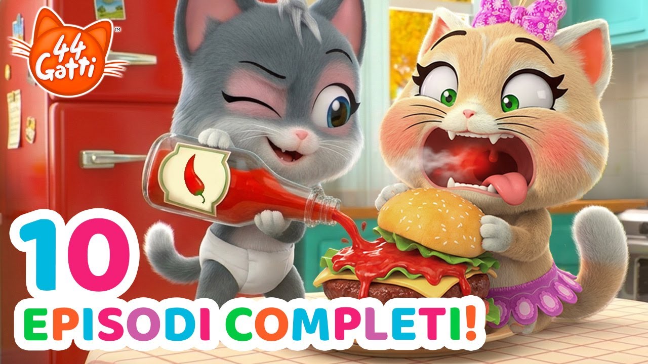 44 Gatti: 1 Ora con Baby Pie 🐱 | Episodi Interi