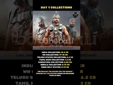 Baahubali Re-Release Sparks Box Office Frenzy with ₹10.4 Crore Day 1 🚀