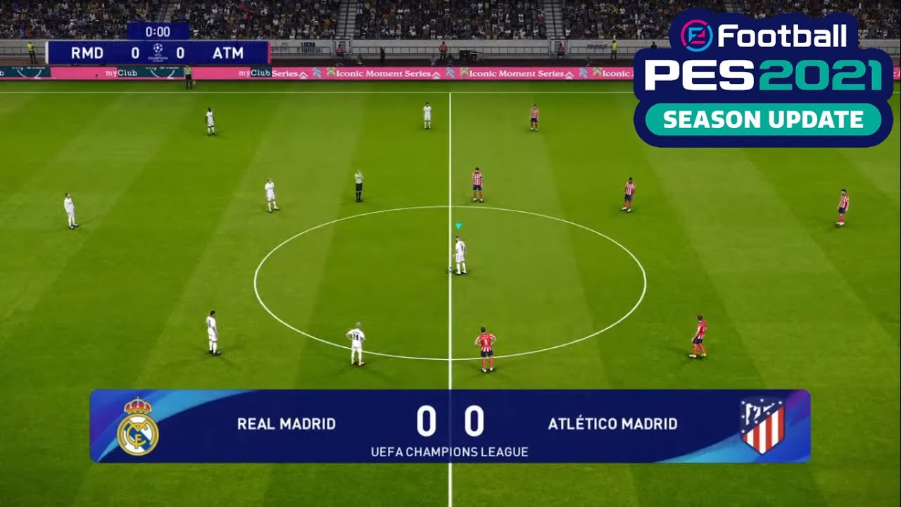 Champions League en PES 2021 con HUD Mejorado 😍