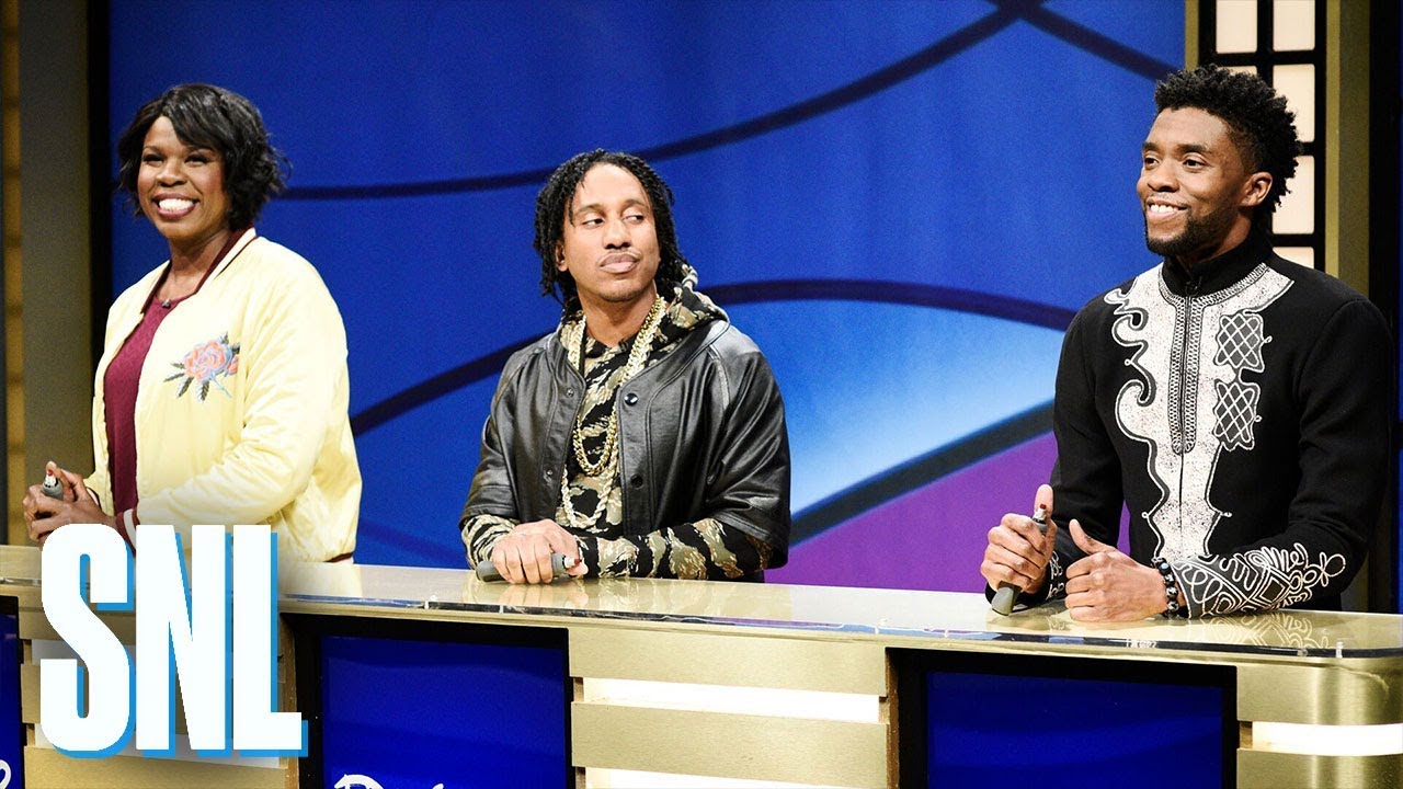 Black Jeopardy with Chadwick Boseman on SNL 🎤