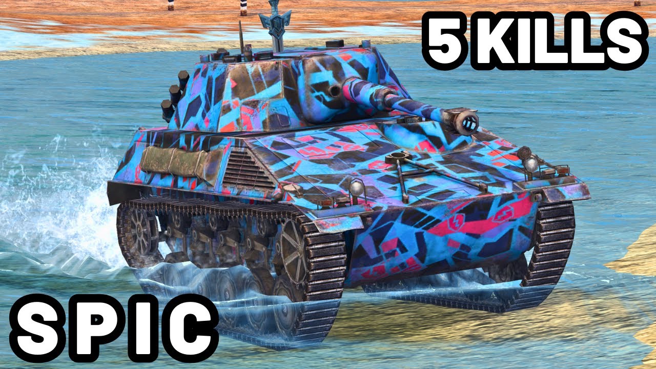 S P I C | 4.6K Damage & 5 Kills | WOT Blitz Replay